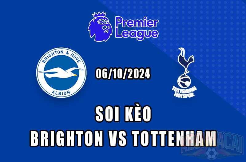 Soi kèo Brighton vs Tottenham 06/10/2024