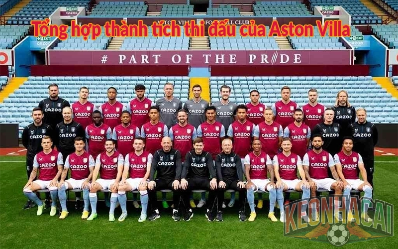 Tiểu sử Aston Villa: CLB bóng đá hoạt động lâu đời nhất 3 Tổng hợp thành tích thi đấu của Aston Villa